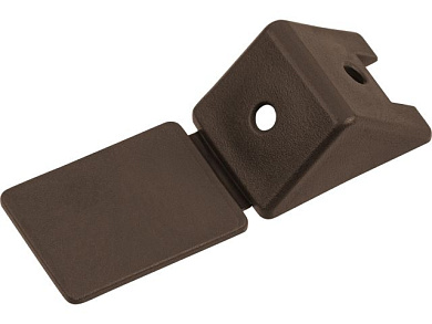 Уголок мебельный пласт. темно-коричневый, 100 шт в пакете Starfix SM-15635-100