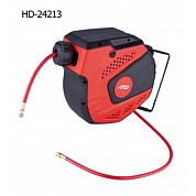 Шланг ПВХ пневматический 6.5 ммх14 м 2.0MPa с наружной резьбой 1/4" на автоматической катушке H-D HD-24213