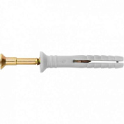 Дюбель-гвоздь полипропиленовый с потайным бортиком Сибртех