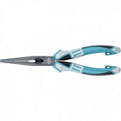 Длинногубцы прямые 205 мм, трехкомпонентные рукоятки GROSS 17171