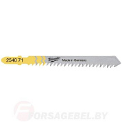 Полотно 75x3,0 T111C для лобзика по дереву Milwaukee 4932254071