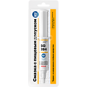 Синтетическая (ПФПЭ) термо- и хим. стойкая смазка с пищ. допу SG-394 (блистер. упак.1*25гр) EFELE 91808