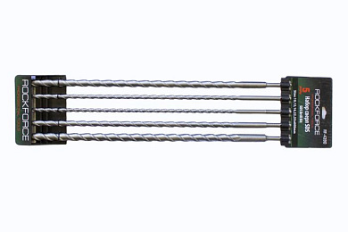 Набор сверел SDS, 5 пр., 10, 12, 16, 22, 25х600 мм RockForce RF-4390