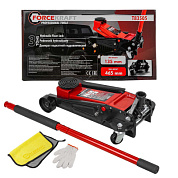 Домкрат подкатной гидравлический 3 т, 135-465 мм ForceKraft FK-T83505