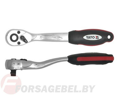 Трещотка 1/4'' T72 CrV6140 Yato YT-0316