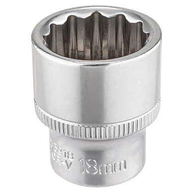 Головка 18 мм 12-гр 3/8'' RockForce RF-53918