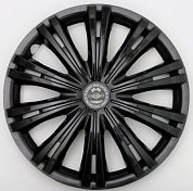Колпак декоративный автомобильный Гига черный глянец 15" (4 шт) Star S15096
