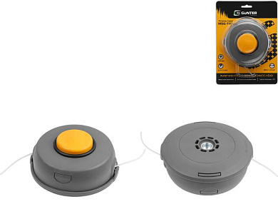 Головка триммерная MSG-TH3 полуавт., леска до 3.3 мм, Ø125 мм, лев. резьба М10х1.25 "мама" GUNTER GUX6010-3