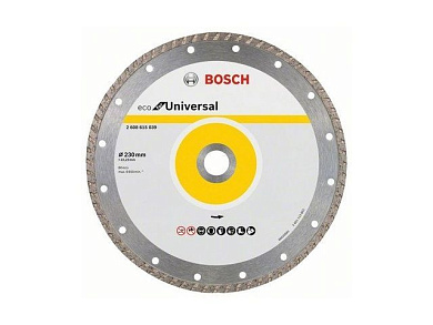 Алмазный круг 230х22 мм универс. Turbo ECO UNIVERSAL Bosch 2608615048