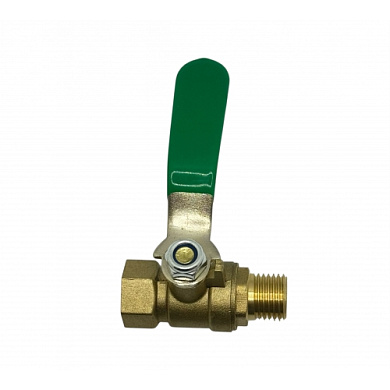 Кран воздушный шаровый с резьбами M1/4" x F1/4" (латунь) H-D HD-BV8-MF14