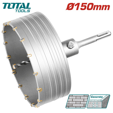 Коронка SDS-plus 150 мм TOTAL TAC4301501