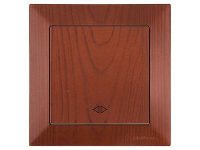 Выключатель промежуточный многопозиционный, скрытый, пруж. зажим, вишня, DARIA, 10 A, 250 V, IP 20, Mutlusan 21204080156