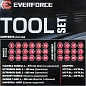 Набор ударных инструментов 40 пр 1/2'' 6-гр EVERFORCE EF-6401-5MPB