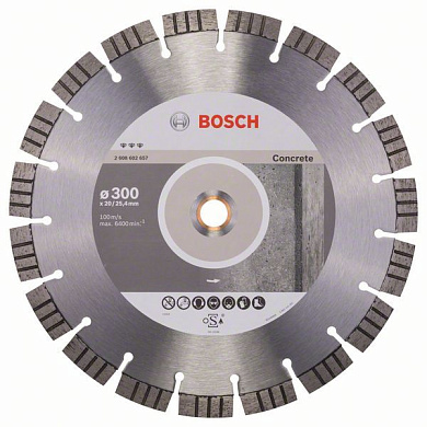 Алмазный круг Best for Concrete 300х20/25,4 мм BOSCH (2608602657)