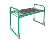 Скамейка садовая с мягким сиденьем, 560х300х425 мм, зеленый NIKA СКМ2/З