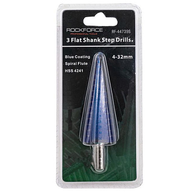 Сверло ступенчатое спиральное 4-32 мм RockForce RF-44739S