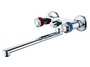 Смеситель для ванны вентильный тип I, серия 330, длинный поворотный L-излив. эксцентриков нет ECONOCE EC0333