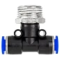 Фитинг Т-образный для пластиковых трубок 8 мм-наружная резьба 1/2'' RockForce RF-SPB08-04