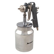 Краскораспылитель пневматический с нижним бачком V 1, 0 л, сопло D 1.2, 1.5 и 1.8 мм Matrix 57316