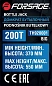 Домкрат бутылочный 200 т 370-550 мм Forsage F-TH920001 BIG(из 2-х частей)