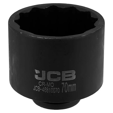 Головка ударная глубокая 3/4'' 70 мм 12-гр JCB JCB-46810070