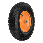 Колесо пневматическое 4.80/4.00-8 D 390 мм, внутренний подшипник D 20 мм, длина оси 80 мм PalisaD 68957