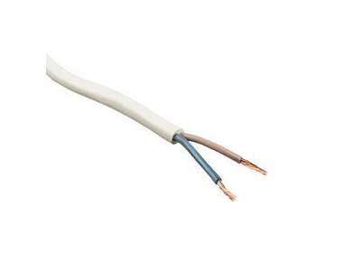 Провод ПВС 2х2,5, бухта 100 м, белый, ГОСТ 7399-97 ПОИСК-1 1124076830022