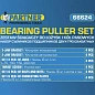 Набор съемников подшипников двух-трехзахватных 72 пр., L:75, 100, 150, 200 мм Partner PA-66624