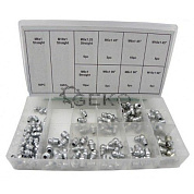 Набор смазочных нипелей 110 шт. Geko G02920