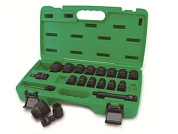 Набор головок ударн. 1/2" 10-32 мм 6гр. 27предм. TOPTUL GCAI2701