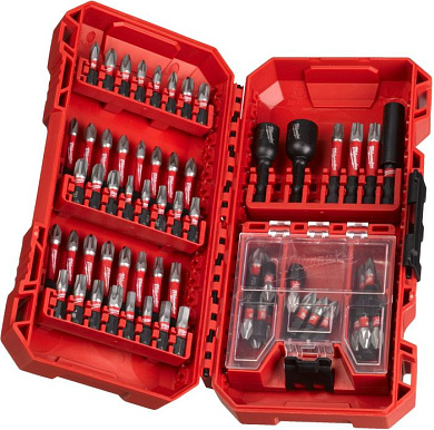 Набор бит Milwaukee Shockwave 70шт в пластиковом кейсе 4932492007