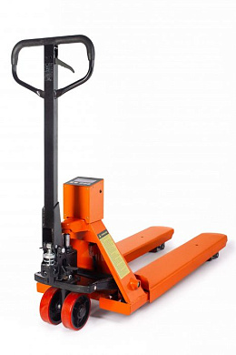 Тележка гидравлическая 2000 кг 1150 мм CBY-CW2 
(модель N) с весами (полиуретановые колеса) TOR 118207