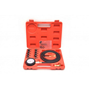 Манометр для измерения давления масла 0-10 bar с переходниками, набор 12 пр H-D HD-73031