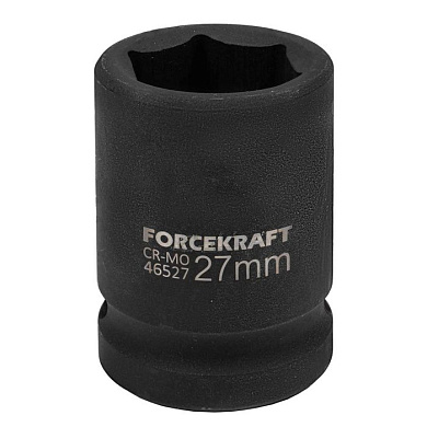 Ударная торцевая головка 27 мм. 6-гр. 3/4'' ForceKraft FK-46527