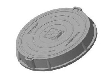 Люк легкий А30, 30 кН серый, САНДКОР САНДКОР