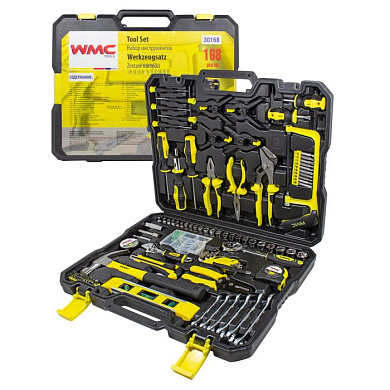 Набор инструментов 168 пр. 1/4''&3/8'' 6-гр. WMC TOOLS WMC-30168 Top Done