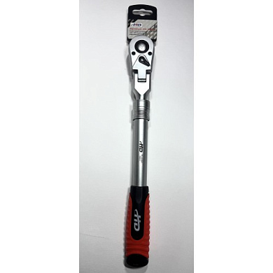 Трещотка телескопическая 1/2" 72T шарнирная 350-490 мм H-D HD-02991