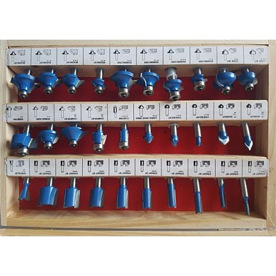 Набор фрез 30*8 A, в чемодане Диолд 30*8 A (90101025)