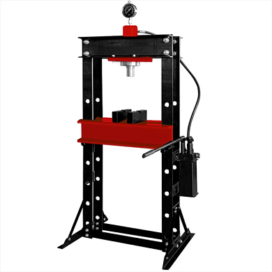 Пресс гидравлический напольный с манометром напольный 20 т ForceKraft FK-20001new (из 2-х частей)(картон)