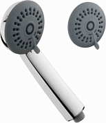 Душевая лейка разборная 1 режим, "ручной душ", пластик, хром Ledeme L18