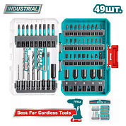Набор ударных бит и сверл по металлу 49 пр TOTAL TACSDL24906