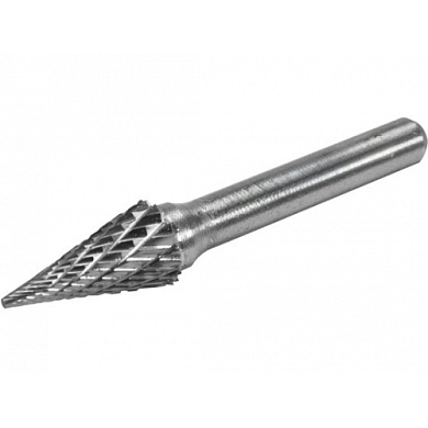 Шарошка металлическая коническая заостренная 10х18x58 мм для обработки металла H-D HD-61726