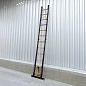 Лестница-стремянка телескопическая алюм. бытовая 1.9+1.9 м, 6+6 ступ. ISMA ISMA-UP190-M