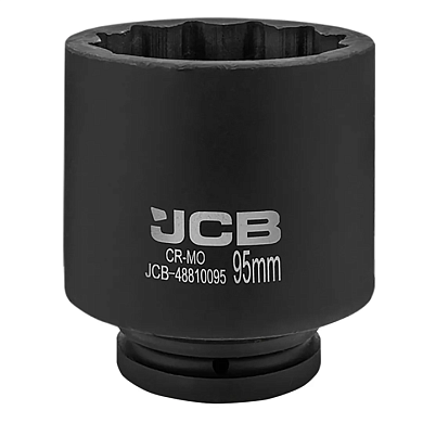 Головка ударная глубокая 95 мм 1'' 12-гр JCB JCB-48810095