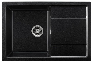 Мойка кухонная из мраморной крошки, оникс, B27-25 Gerhans