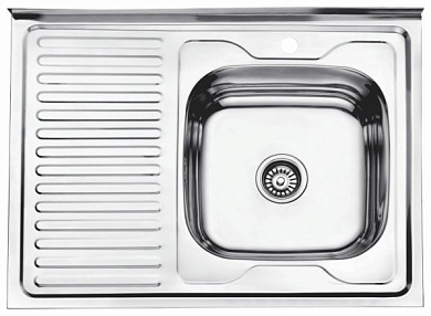 Кухонная мойка из нержавеющей стали, матовая, правая Ledeme L78060-R