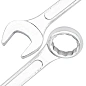 Набор ключей комбинированных и рожковых 6х7-32х36 мм 16 пр. WMC TOOLS WMC-5199