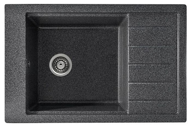 Мойка кухонная из мраморной крошки, графит, B28-24 Gerhans