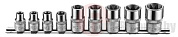 Набор головок Force 4095 Е-профиль (Torx) (Е10-Е24) 9 пр. 3/8''и 1/2''