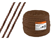 Ретро провод "Эко" 3х1,5 витой, коричневый, 50 м TDM SQ2801-0123